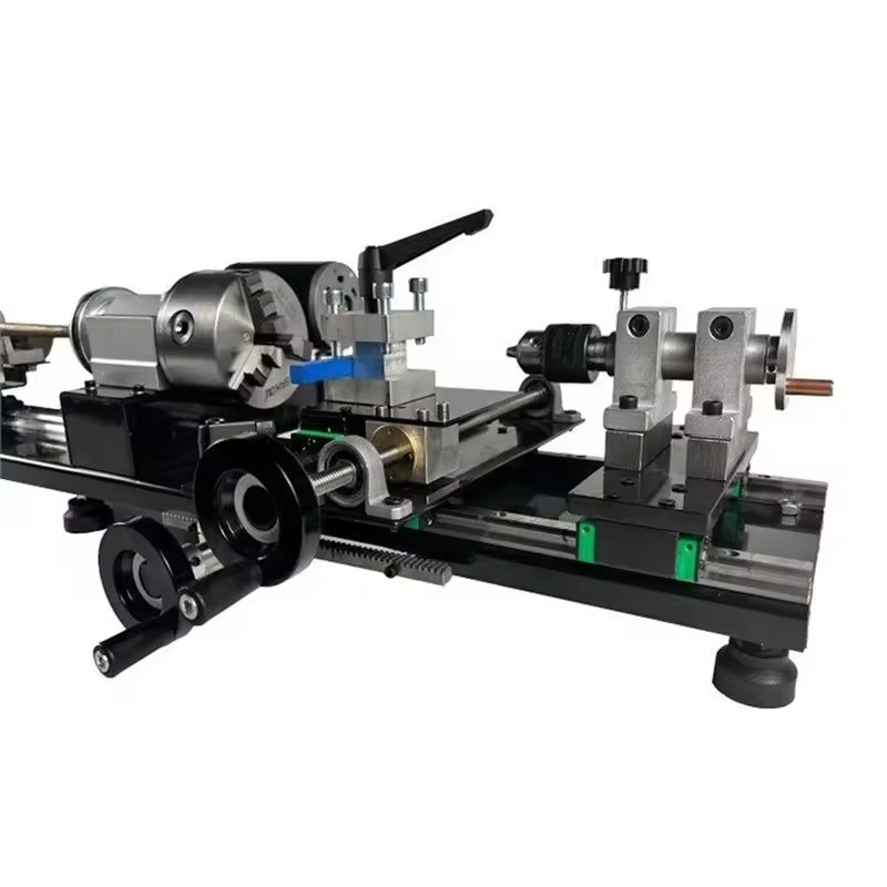 Billiard Cue Repairing Machine Horizontal Multifunction Wood Manual Lathe For Pool Cue Repairing Turning Drilling and Threading