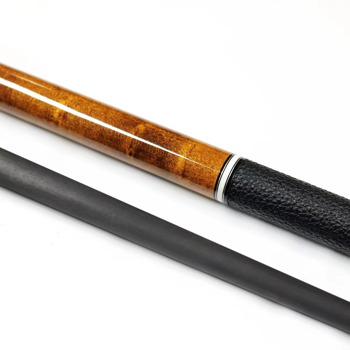 Superior Carbon Fiber Snooker Cue Stick Hot Sell Pool Cue Stainless Steel Joint 11.5/12.5mm Tip Size Maple Protectors Extension