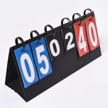 High Quality Portable Manual Six-digit Scoreboard Cricket Soccer Basketball and Other Sports Volleyball Flip Scoreboard