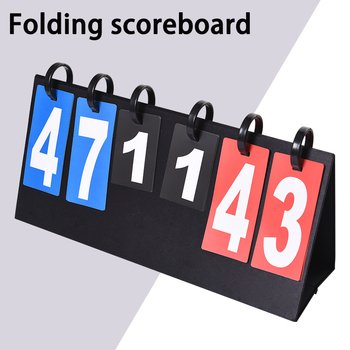 High Quality Portable Manual Six-digit Scoreboard Cricket Soccer Basketball and Other Sports Volleyball Flip Scoreboard