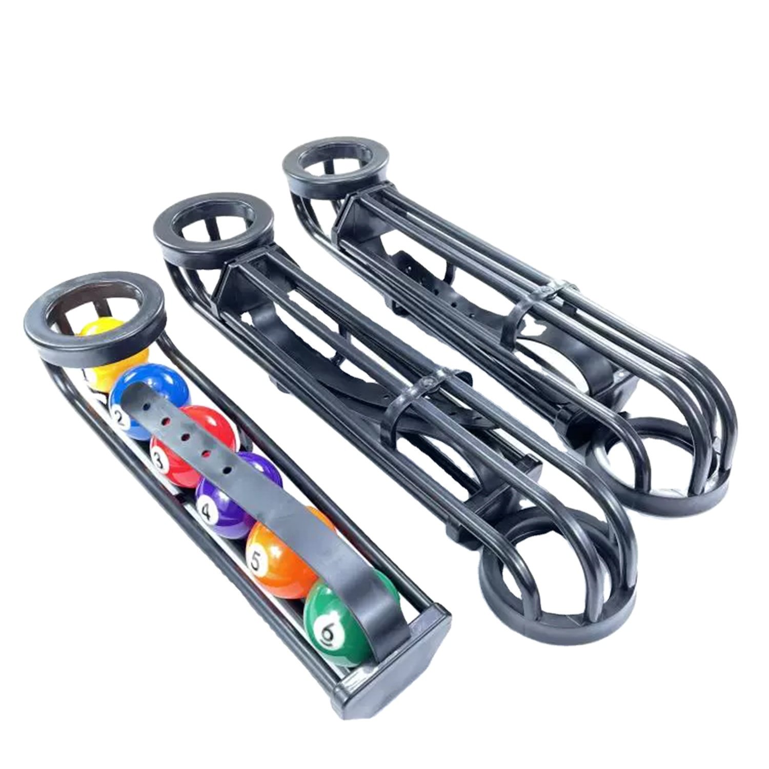 xikuno wholesale price plastic billiard track billiards pool tunnel run black grey yellow optional