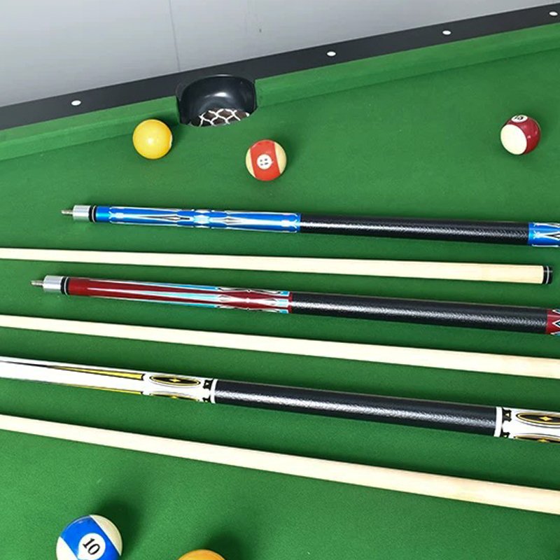 Factory custom billiard cue with 145 length 19 oz maple billiard cue