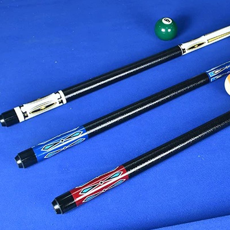 Factory custom billiard cue with 145 length 19 oz maple billiard cue
