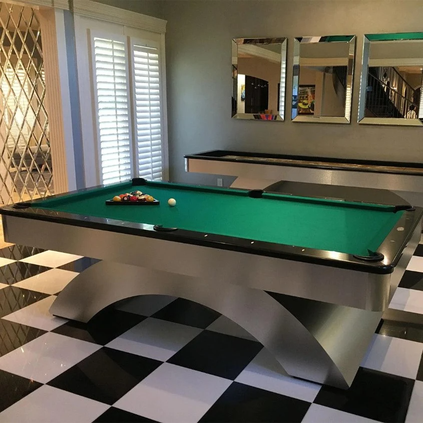 2024 New Custom Designs Indoor Outdoor Family Games Sports High Quality Solid Wood 7ft 8ft 9ft Snooker Billiard Pool Table Sale