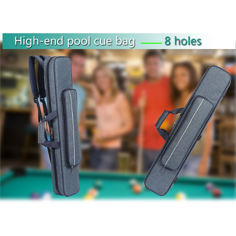 Wholesale Waterproof Pool Cue Stick Carrying Bag 3B 4S Billiard Cue Case with Stick Holder 1/2 Cue Stick Snooker Billiard Cases