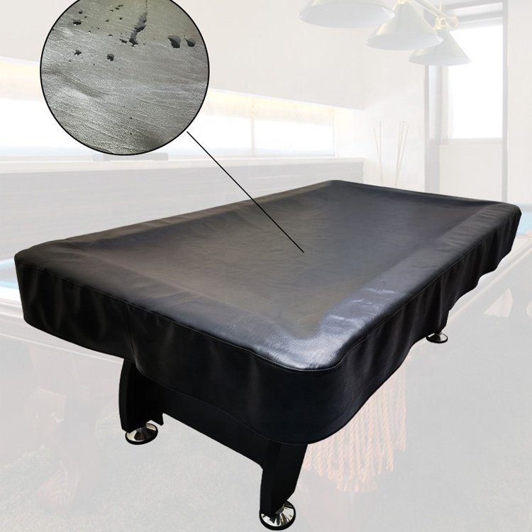 China manufacturer oem odm billiard snooker pool table cover 7ft 8ft 9ft 10ft 12ft leather pvc pe uv waterproof pool table cover