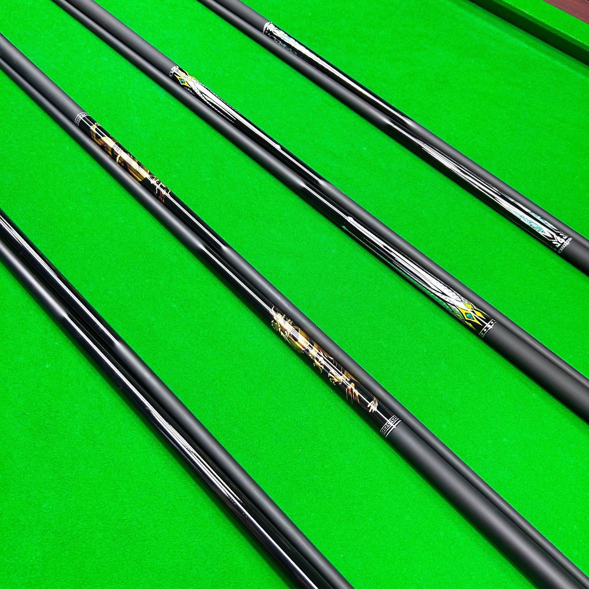 Hot Sell 1 Piece Classic Carbon Fibre Billiard Cue Omin Snooker Cue Stick For Sale
