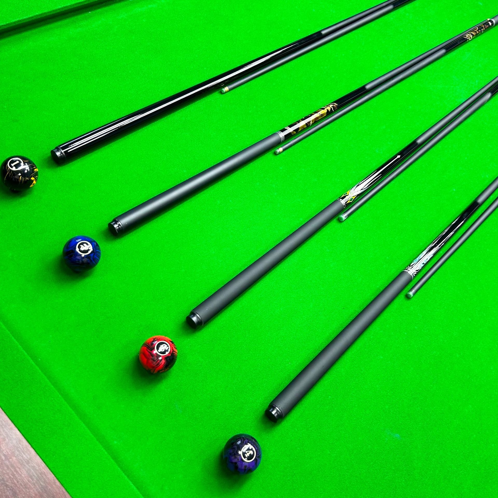 Hot Sell 1 Piece Classic Carbon Fibre Billiard Cue Omin Snooker Cue Stick For Sale