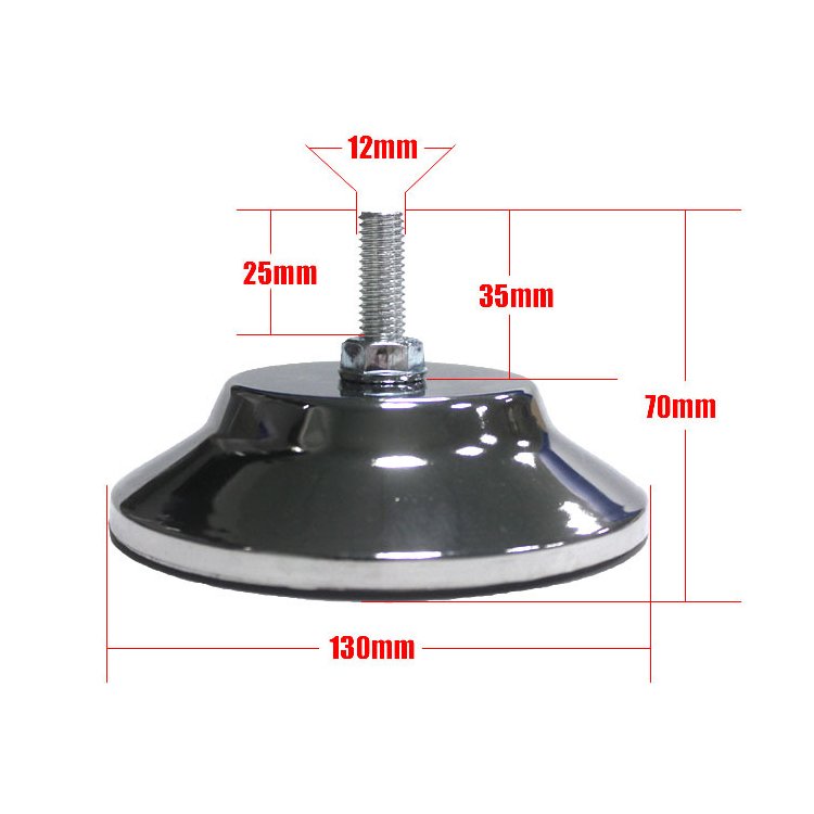 Metal Silver Billiard Pool Table Leg Leveller Table Foot Adjustment
