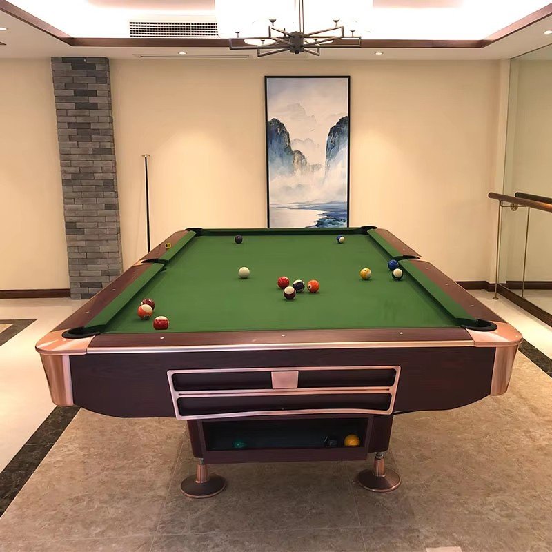 2024 Factory 8ft 9ft size Billiard Snooker Table Pool with quality slate and solid woods for club 4.0 (4 Reviews) 2