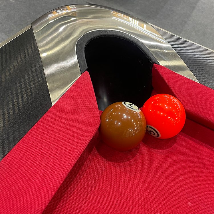 High quality American 9-Feet Slate custom design Nine-ball Snooker Billiard Pool Table with Leather Pockets