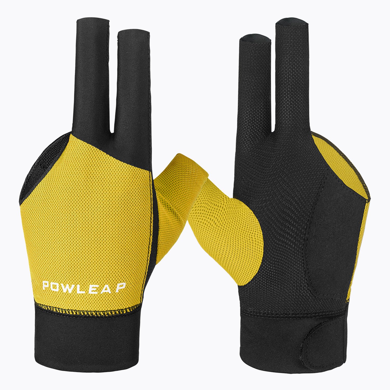 Men's anti-slip wrinkle resistant classical snooker cue gloves billiards gloves 3 finger open finger tip