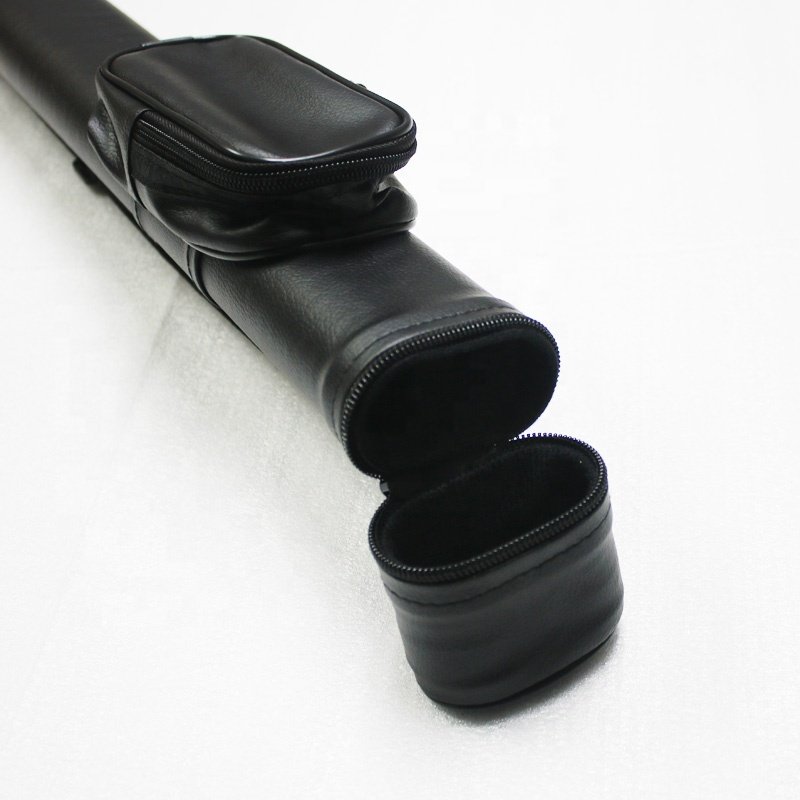 1/2 Billiard Cue Case Tube PU Leather Material for Carrying Pool Cue Sticks On Sale