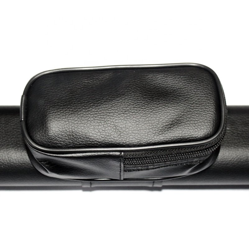 1/2 Billiard Cue Case Tube PU Leather Material for Carrying Pool Cue Sticks On Sale