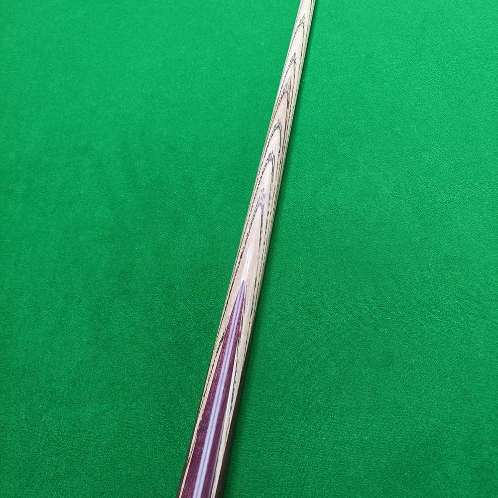 Bojue manufacturer high quality ash wood billiard & snooker standard size single piece style pool cue