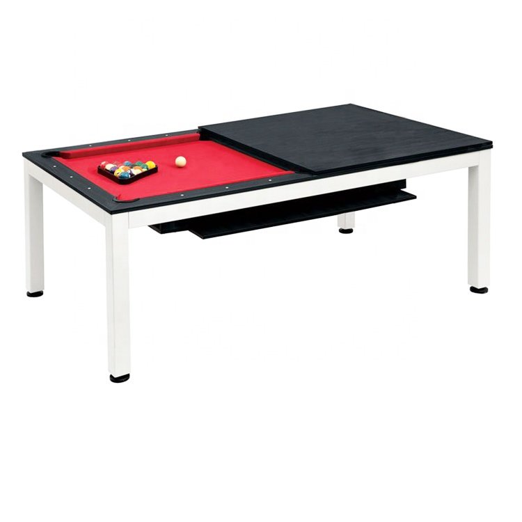 Family 4ft 5ft 6ft mini dining tea pool table small coffee table 2 in 1 one multi-funtion pool table for sports entertainment