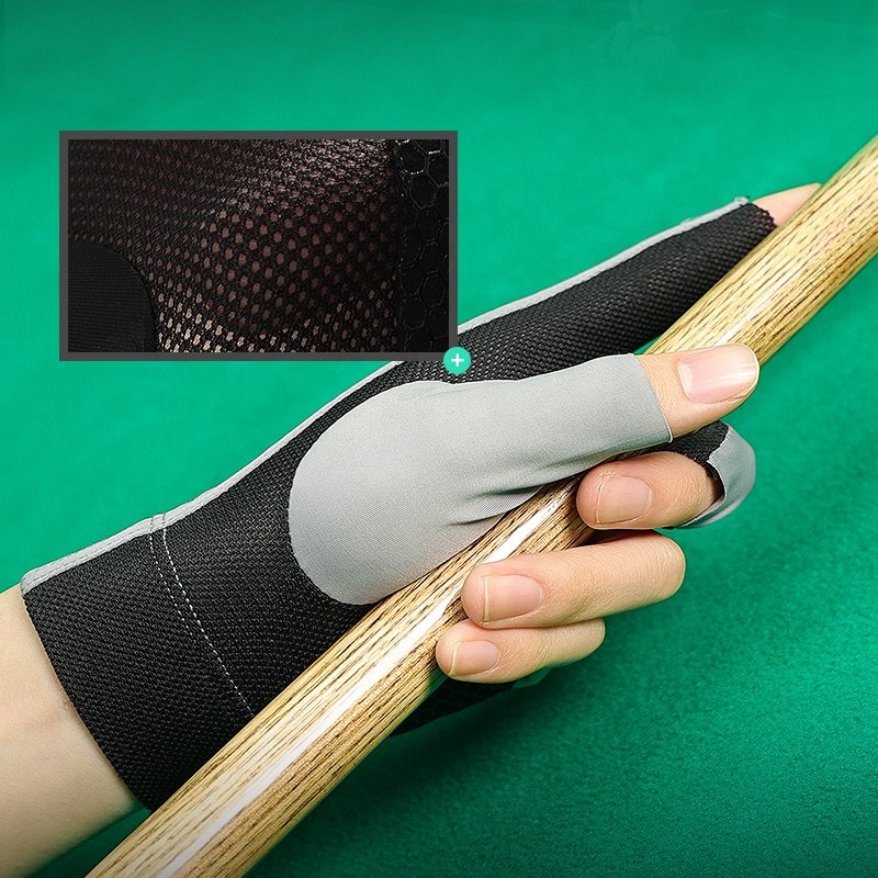 GOLOVEJOY XG67 Billiard Player Gloves Oem Odm Custom Made Three Finger Billiard Snooker Pool Cue Gloves Left Right Handed