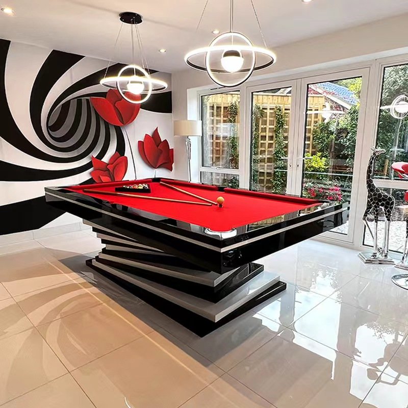 8ft solid wood cheap table pool American snooker billiard commerical use indoor pool table biliard tables