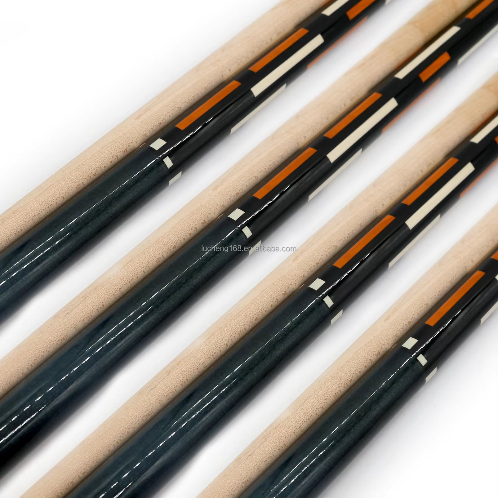 TQG-112 Professional Korean 3 Cushion Carom Billiard Cue 12mm Tip 142 Libre Cue with Maple Carbon Butt Sleeve Steel Joint Stock