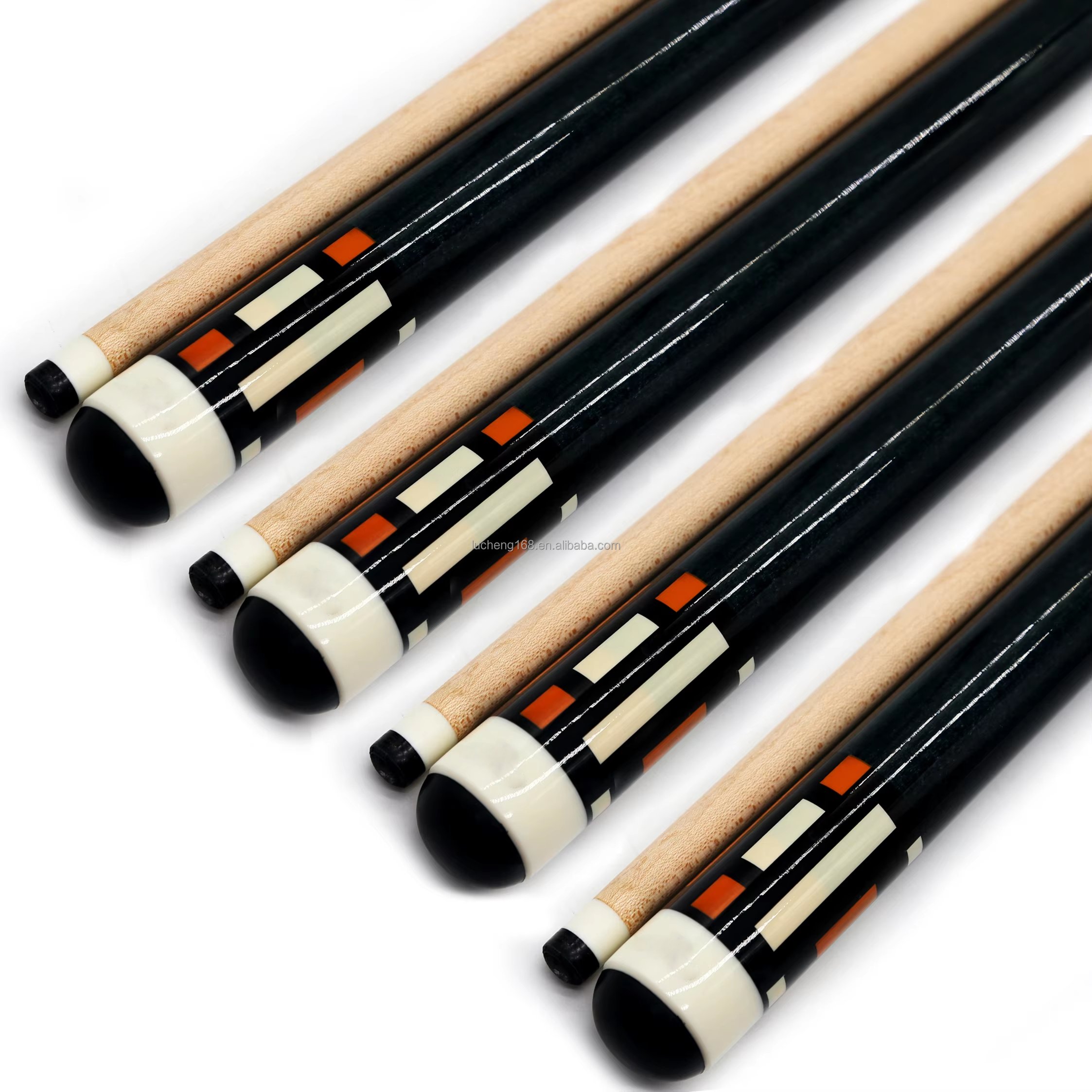 TQG-112 Professional Korean 3 Cushion Carom Billiard Cue 12mm Tip 142 Libre Cue with Maple Carbon Butt Sleeve Steel Joint Stock