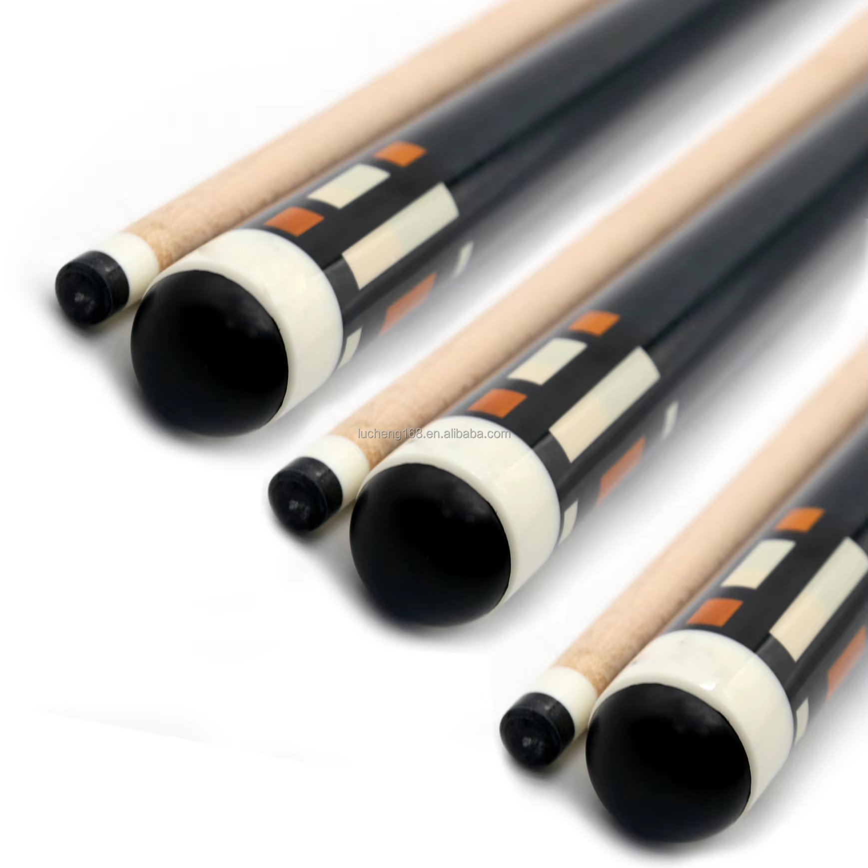 TQG-112 Professional Korean 3 Cushion Carom Billiard Cue 12mm Tip 142 Libre Cue with Maple Carbon Butt Sleeve Steel Joint Stock