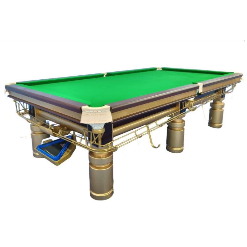 Professional player grade 9ft snooker table with high quality wooden structure and slate top, customizable