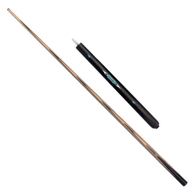 SK-068 High Quality White Wax Wood Snooker & Billiard Cues Brass Joint 10mm Tip with Technological Butt Sleeve