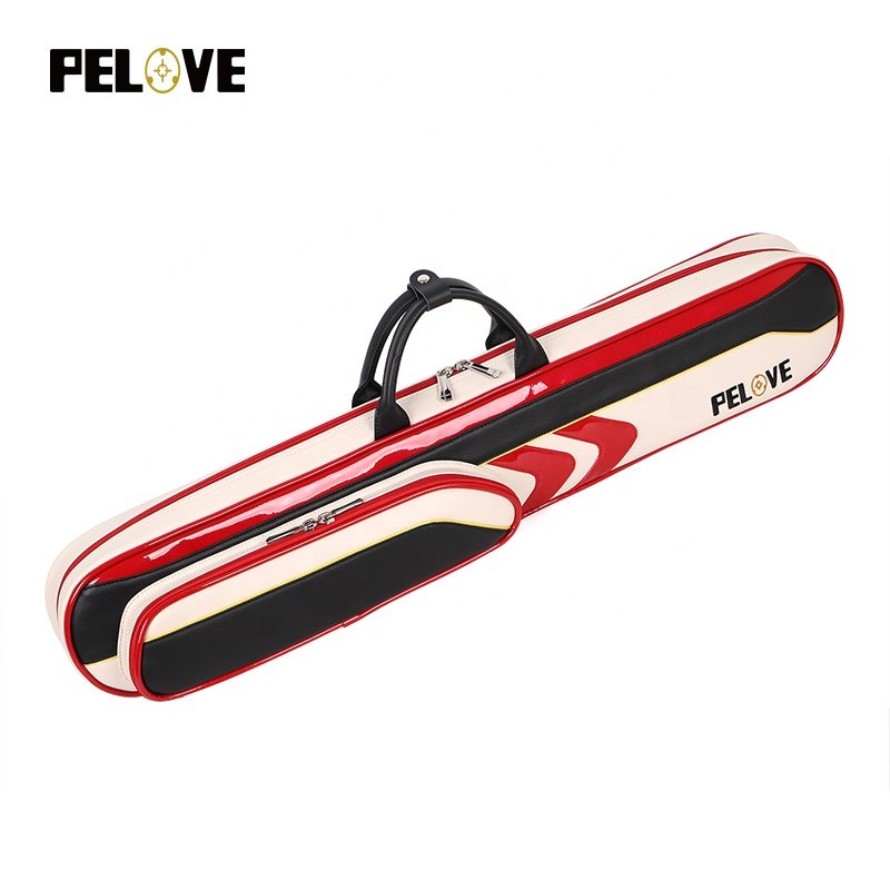 Patchwork Pu Leather Billiard Snooker Portable Case 3B 4S Cue Case Billiard