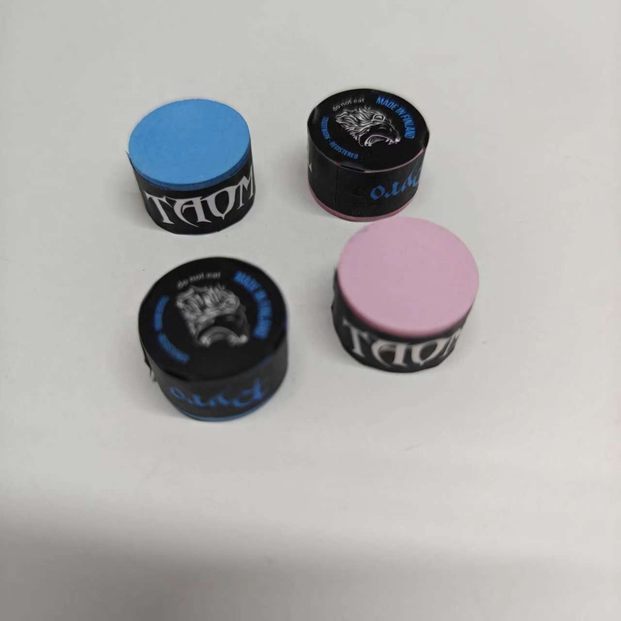 Professional Round shape Blue Green Pink Colors Pool Snooker cue chalk Original TAOM chalk