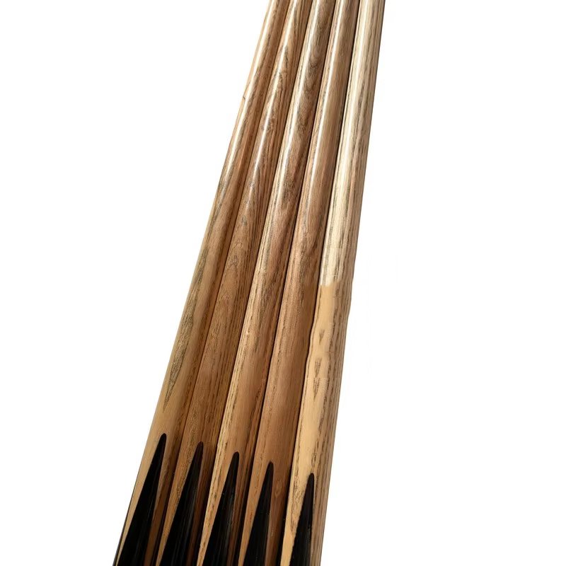 TQG-54Best Selling Economica Ash Wood Pool Cue Stick Snooker Cue with Steel Joint 9mm Tip and 10mm Butt Sleeve for Sale