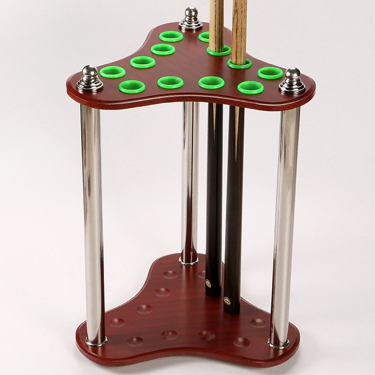 Professional Standard High Quality Wooden Snooker Billiard Pool Cue Rack
