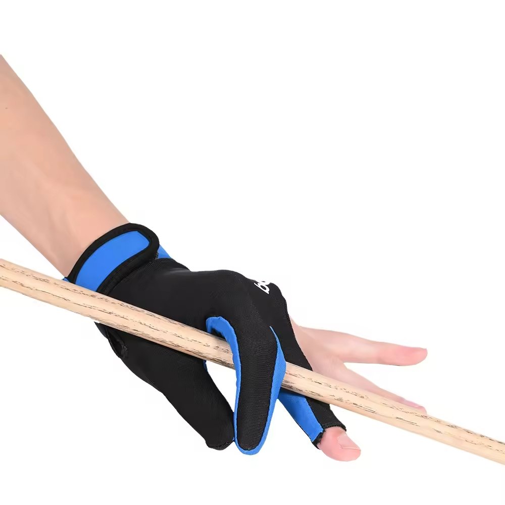 Billiard Gloves Finger Pool Table Gloves Breathable Comfortable 3 Customize Logo Unisex Snooker Cue Billiard Gloves