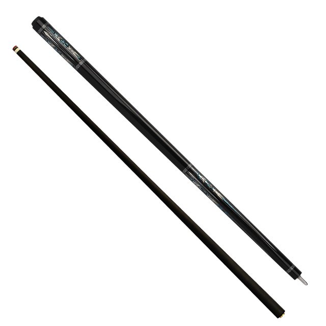 Jin Jia No.18 Black Technology Carbon Fiber Billiard Pool Cue 1/2 Split 12.4mm Tip Length 147mm OEM Customized Snooker Cues