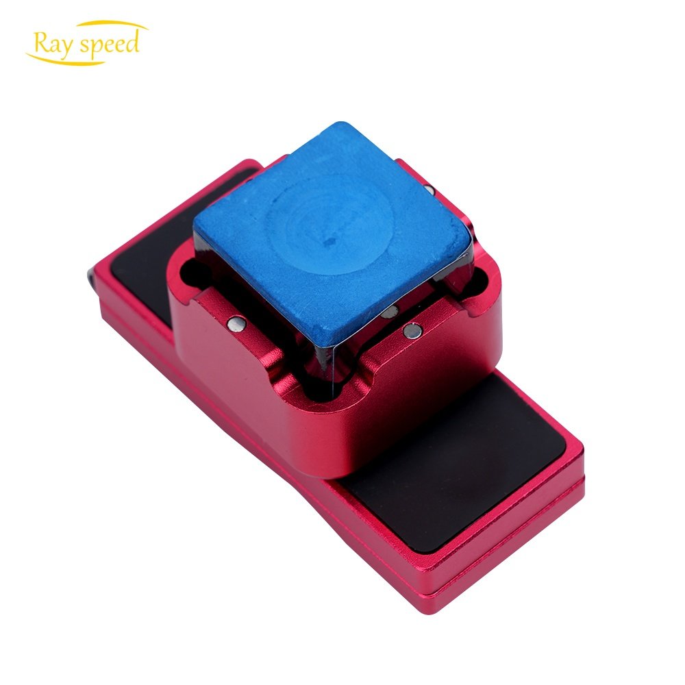 Rayspeed Hot Sale Billiard Pool Chalk Holder Round With Magnetic Clip Snooker Read Chalk Holder Magnetic Billiard Chalk holder
