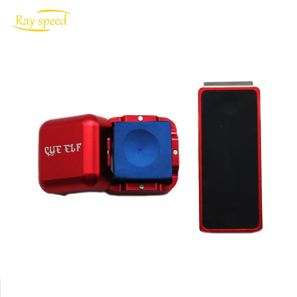 Rayspeed Hot Sale Billiard Pool Chalk Holder Round With Magnetic Clip Snooker Read Chalk Holder Magnetic Billiard Chalk holder