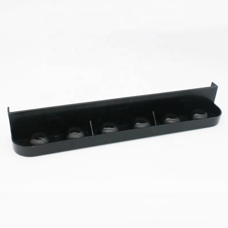 Black Plastic Hanging Style Wall 6 Holes Billiard Snooker Pool Cue Sticks Rack Holder