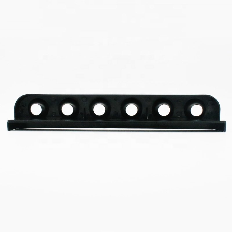 Black Plastic Hanging Style Wall 6 Holes Billiard Snooker Pool Cue Sticks Rack Holder