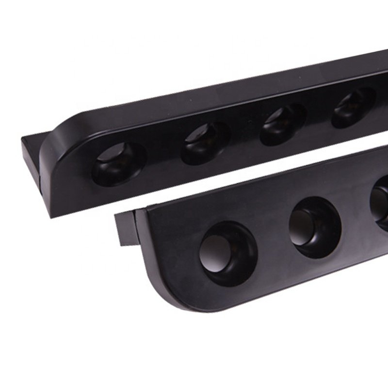 Black Plastic Hanging Style Wall 6 Holes Billiard Snooker Pool Cue Sticks Rack Holder