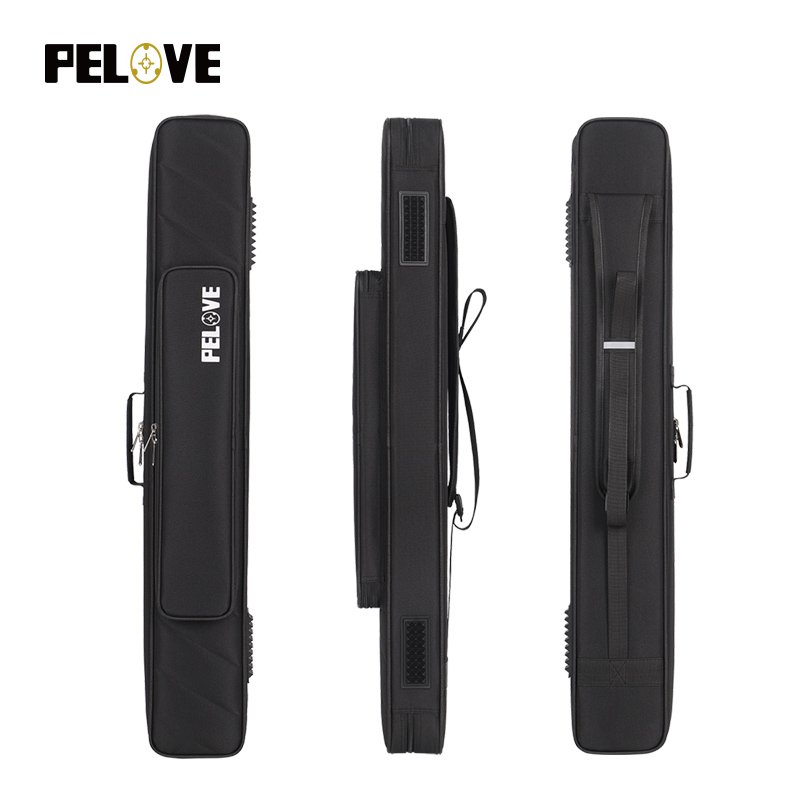 Factory Custom Wholesale Soft Pool Cue Case with 6-Hole Custom Logo pool cue bag