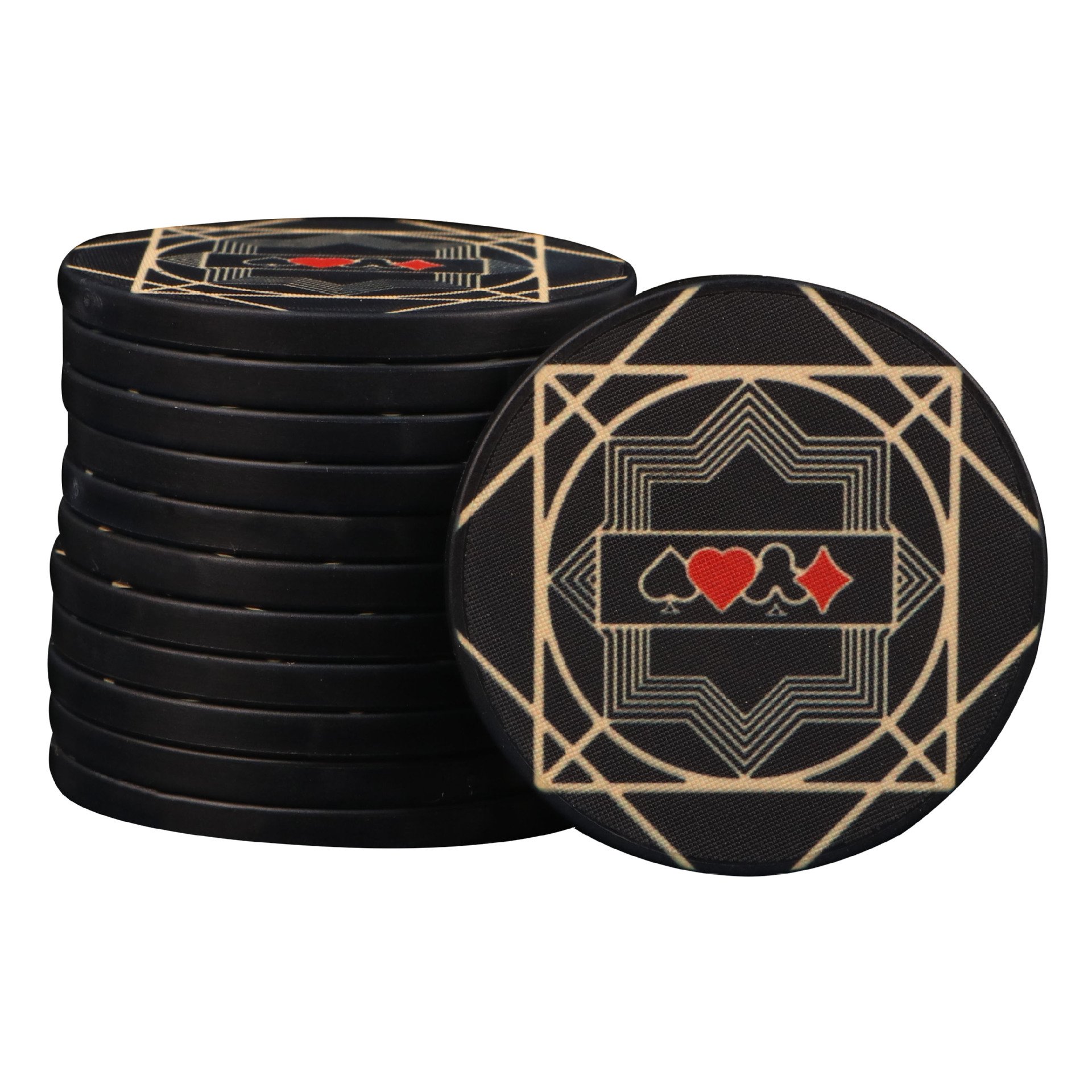 Wholesales Tournament 39mm Casino Chip Custom Logo Manufacturing Ceramic Poker Chips for Tableyop Game