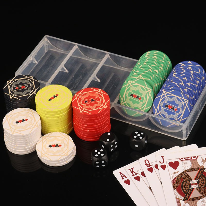 Wholesales Tournament 39mm Casino Chip Custom Logo Manufacturing Ceramic Poker Chips for Tableyop Game