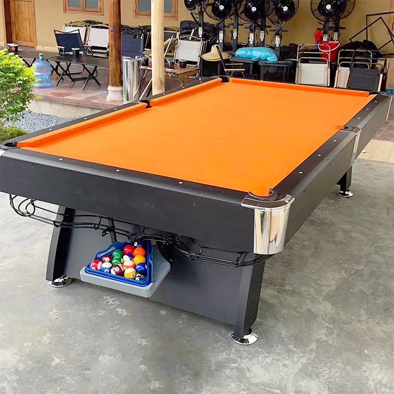 8-foot billiard table American black eight standard adult snooker table automatic ball return
