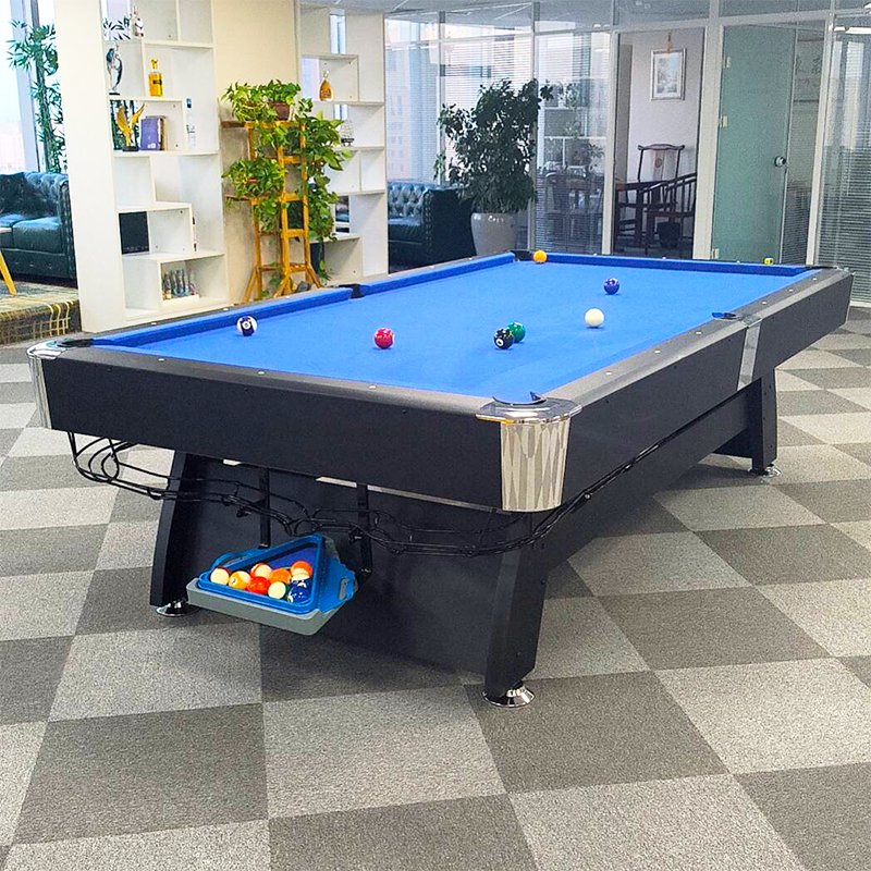 8-foot billiard table American black eight standard adult snooker table automatic ball return