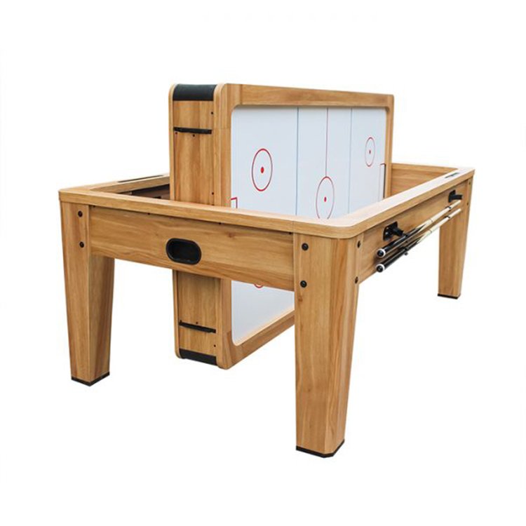 Home Leisure 8ft 4 in 1 Multi Game Table For Adults With Snooker & Billiard Hockey Pingpong Game And Dining Top Table Functions