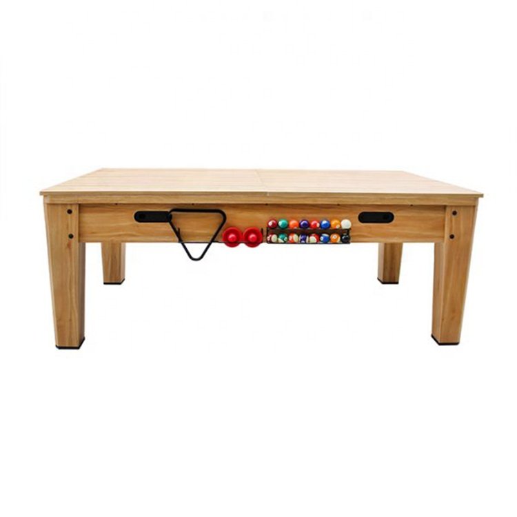 Home Leisure 8ft 4 in 1 Multi Game Table For Adults With Snooker & Billiard Hockey Pingpong Game And Dining Top Table Functions