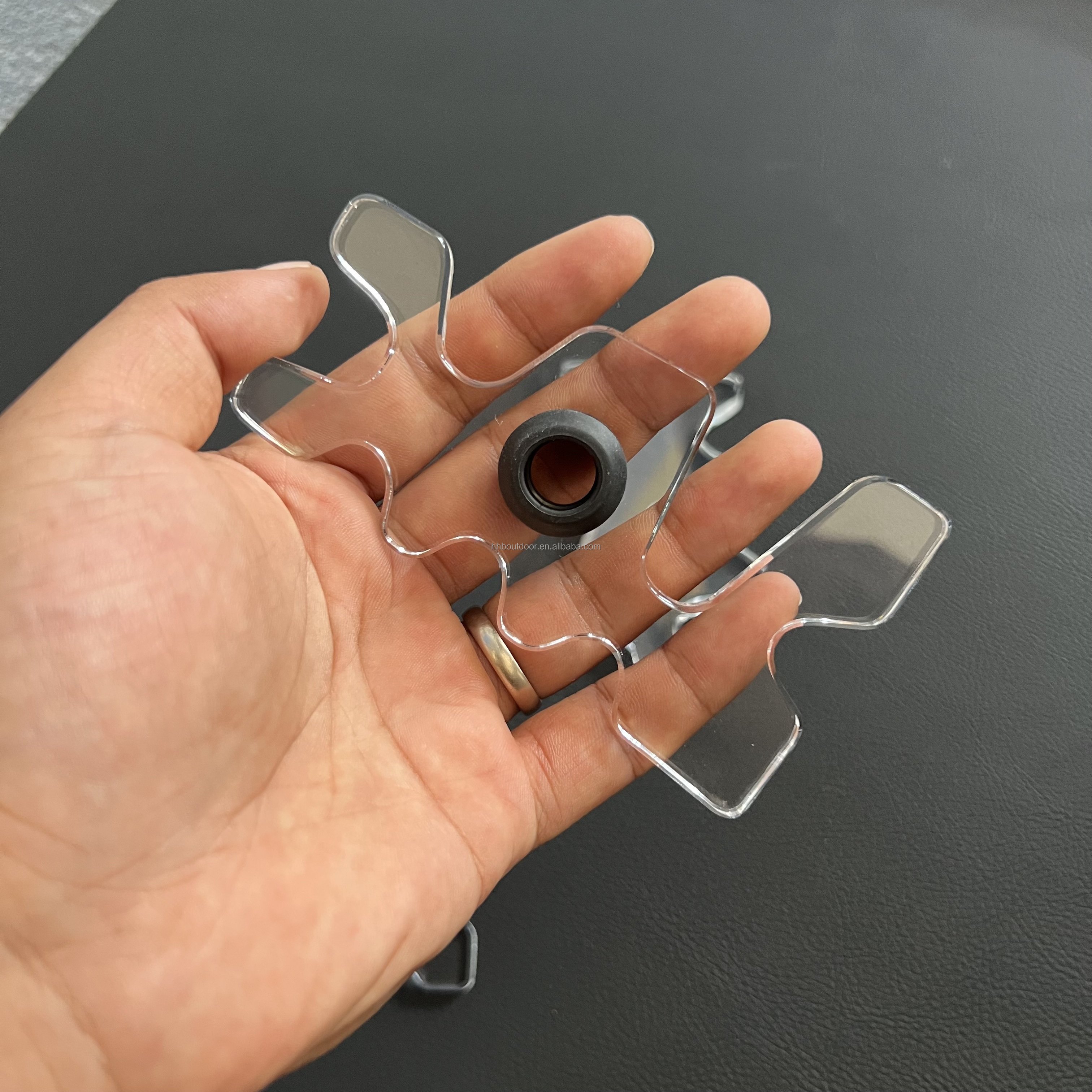 Billiards accessories acrylic bridge head holder for pool snooker cue stand