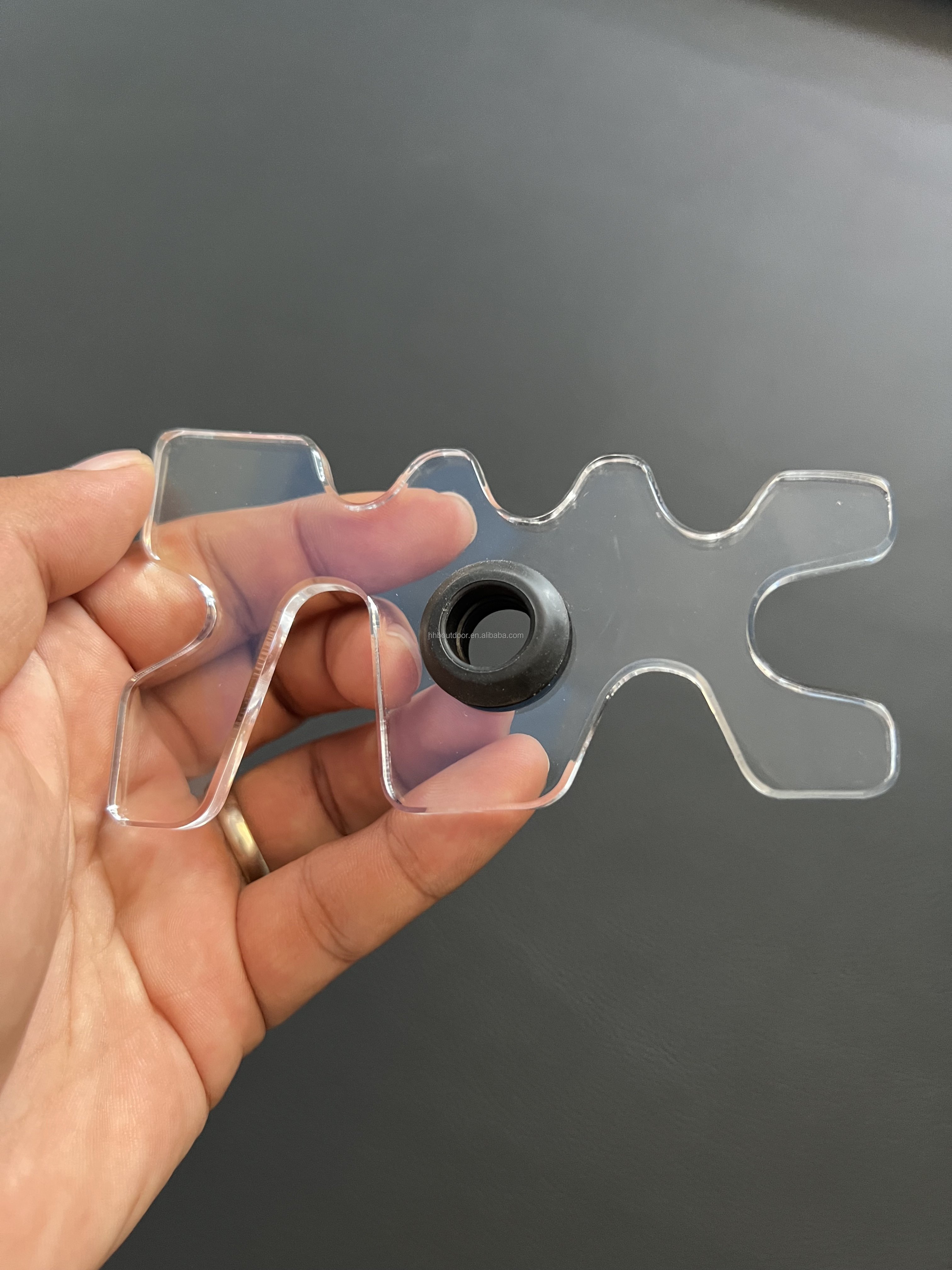 Billiards accessories acrylic bridge head holder for pool snooker cue stand