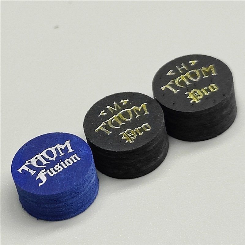 Genuine TAOM snooker leather head 11mm 14mm Finnish multi-layer billiard cue leather head
