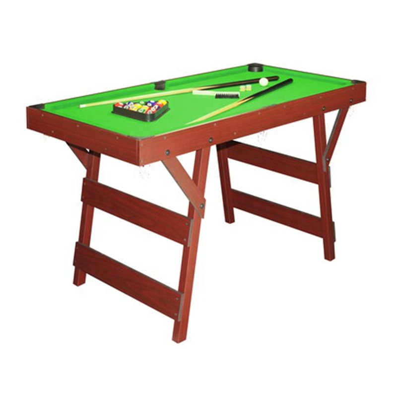 Portable Folding 4ft Convertible Pool Table Snooker Table Folding Leg Billiard Table For Sale
