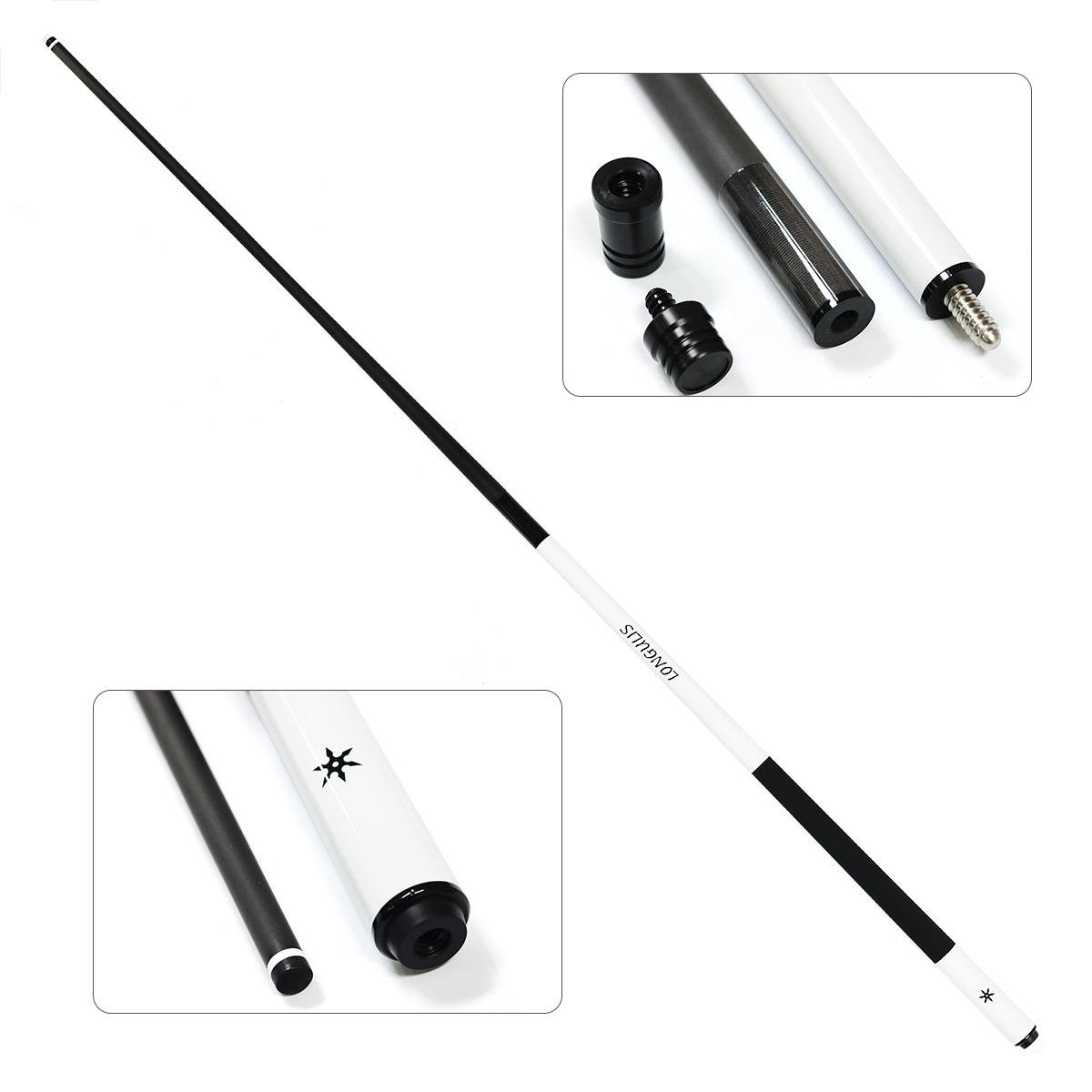 Xikuno Premium Tequila High-Tech Handmade Carbon Fiber Shaft Billiard Cues for Sale